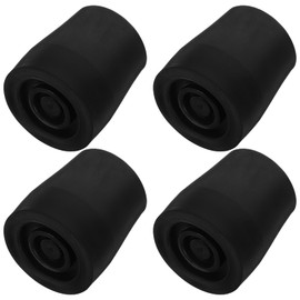 Operitacx 4pcs Non Slip Rubber Foot Covers for Commode Chairs Durable Scratch Chair Leg Caps for Enhanced Stability and Floor Protection Accessories for Seniors