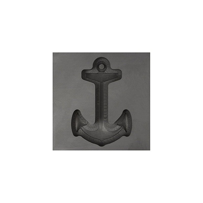 Large - Anchor 3D Graphite Ingot Mold for Precious Metal