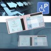 Vicloon Disabled Badge and Timer Holder, PU Leather Disabled Badge