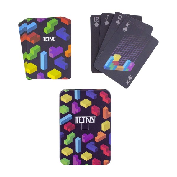 Paladone Tetris Lenticular Playing Cards - Retro Gaming Collectable - Officially Licensed Merchandise