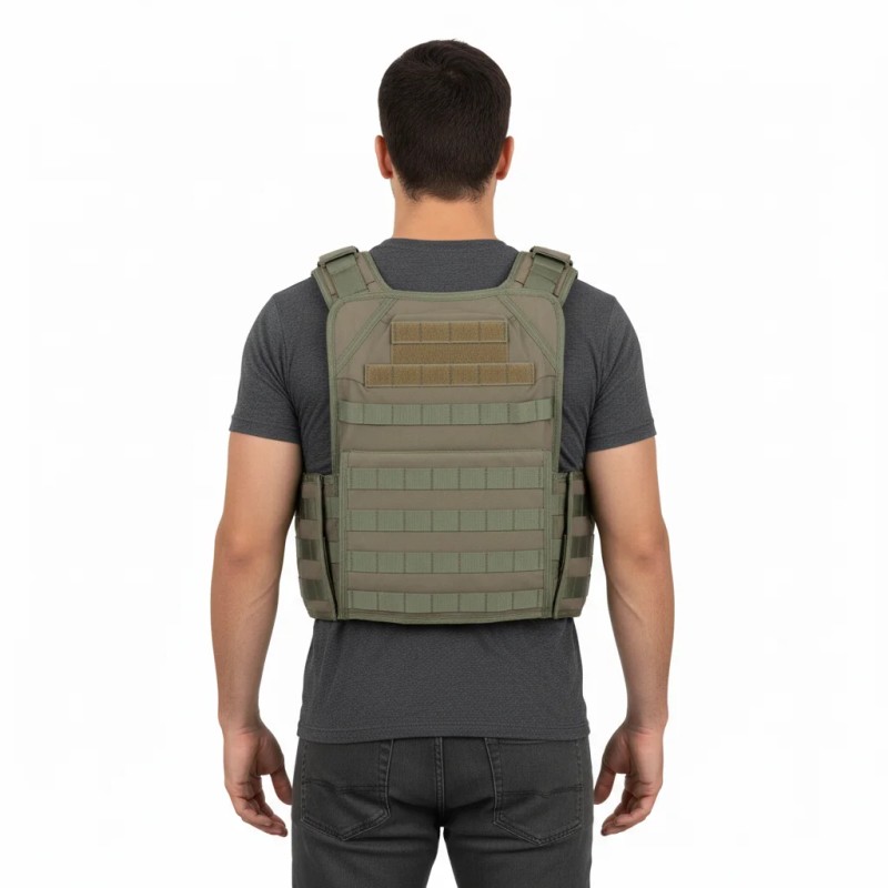 LQ or custom Nylon Tactic Molle Vest Durable Adjustable Training