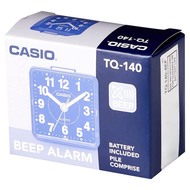 TQ140 Travel Alarm Clock - Red