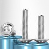 Drenky Pack of 20 M6 x 16 mm Rounded Head