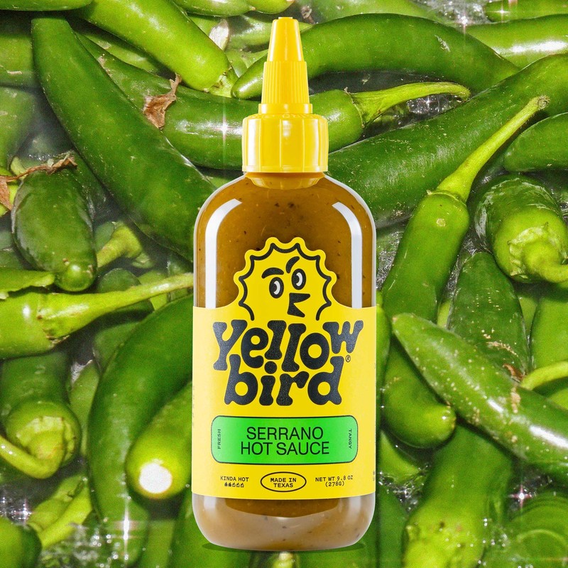 Yellowbird® Classic Serrano Hot Sauce 9.8 oz. Pantry Size (Kinda