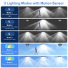 UOOIUMOY Solar Shed Light Indoor Outdoor 1200LM Solar Pendant Daywork