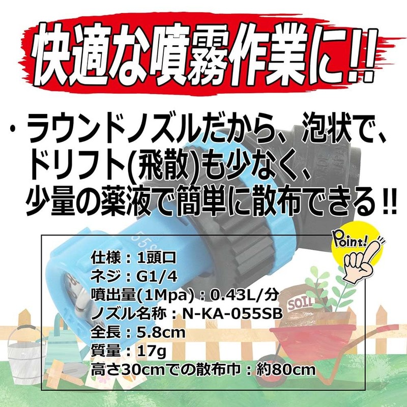 Safety 3 Round Nozzle 25 Power Sprayer 1 Head I-16