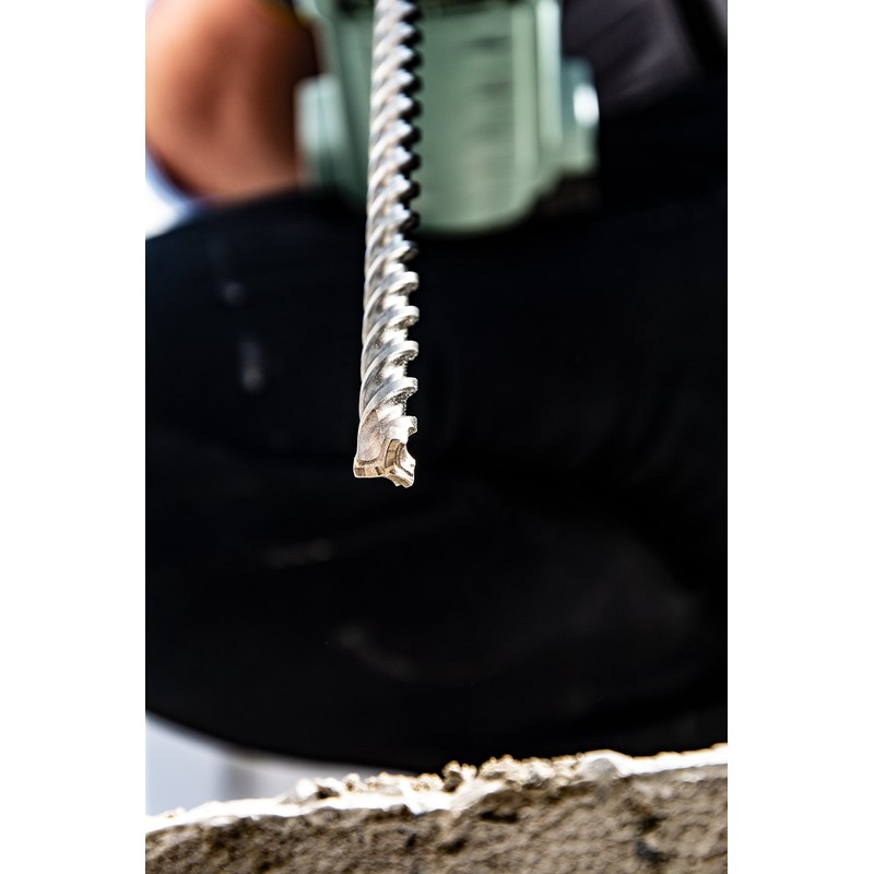 Heller 26767 SDS-Plus Trijet Hammer Drill Bit, Silver, 12 x