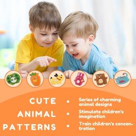 BUTORY Sewing Kit for Kids Cute Animal Sewing Craft Set Fun and Educational DIY Doll Sewing Toys Beginners Sewing Kit DIY Handcraft Sewing Kit for Boys Girls Over 6 Years Old Beginners