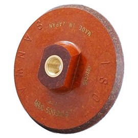 125 mm Diameter Polisher for Velcro Pads Plastic Resin Mounting Screws: M16 (ISO Screws) (Zipper) Closure Wet Polishing