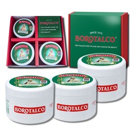 Borotalco Body Cream 250ml 3 cans Authenticity Certification Package Set, 1 Set / 보로탈코 바디크림 250ml 3통 정품인증 패키지 세트, 1세트