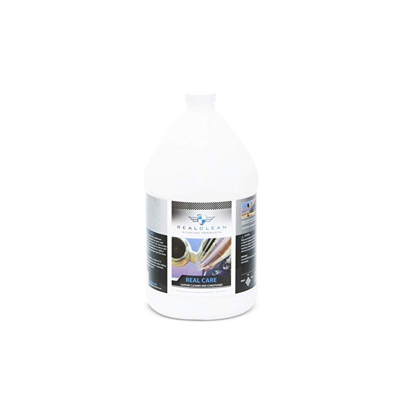 RealClean Real Care Leather Cleaner and Conditioner for Leather Aircraft