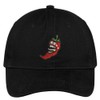 Trendy Apparel Shop Hot Pepper Embroidered Cap Premium Cotton Dad