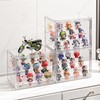 Display case for Figures with Light Adjustable Figure Display Shelf