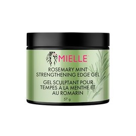 Mielle Rosemary & Mint Edge Control Gel - Strong Hold Hair & Edge Gel for Women & Men - Infused with Biotin, Coconut & Babassu Oil to Encourage Longer, Healthier Hair, 57 ml (Pack of 1)