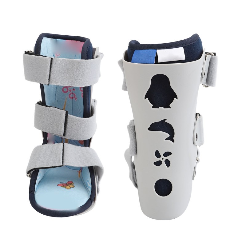 Kids Ankle Brace Comfortable Breathable Adjustable Child Walking Boot for