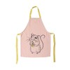 Bloomingville Pink Cotton Apron