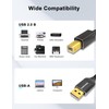 HOSONGIN USB Printer Cable 3FT，USB A to USB B Printer