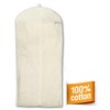 HBCOLLECTION - Natural Cotton White Garment Bag Cover Protective Cover