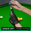 FITFIV Billiards Glove Professional 3-Finger Pool Glove for Left Hand,