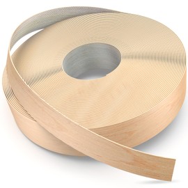YANYE Red Oak Edge Banding, 3/4 inch x 50ft roll of Veneer Real Wood Edge Banding Pre-glued Flexible, Tape Banding