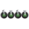 Pneumatic Swivel Caster w/Bolt on, 10inch Heavy Duty Air Tire