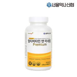 Seoul Pharmacist Shinhyup Multivitamin &amp; Mineral 1500mg 180 tablets Comprehensive nutritional supplement, Multivitamin &amp; Mineral 1500mg 180 tablets