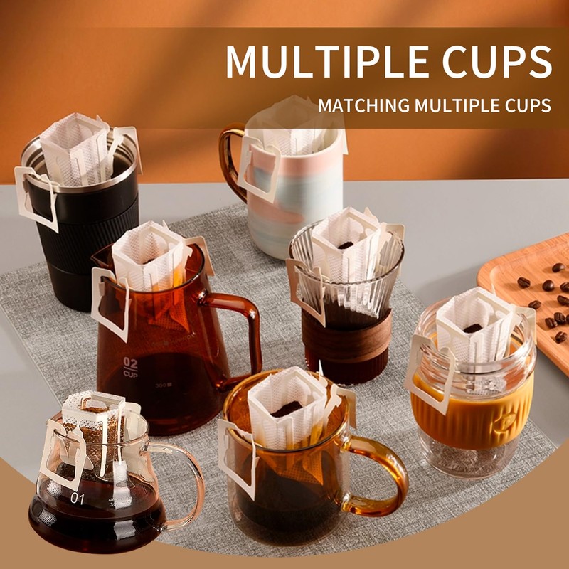 Drip Coffee Bag 200 Pieces with Hanging Ear Coffee Filter