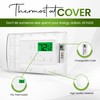 StatGuardPlus XL2 Universal Thermostat Cover with Combination Lock, Clear Thermostat