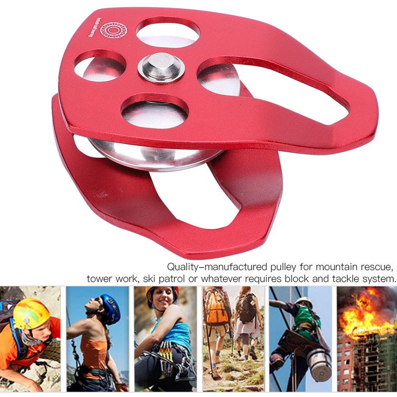 30KN Large Single Pulley Bearing Sheave Sliding Side Plate for