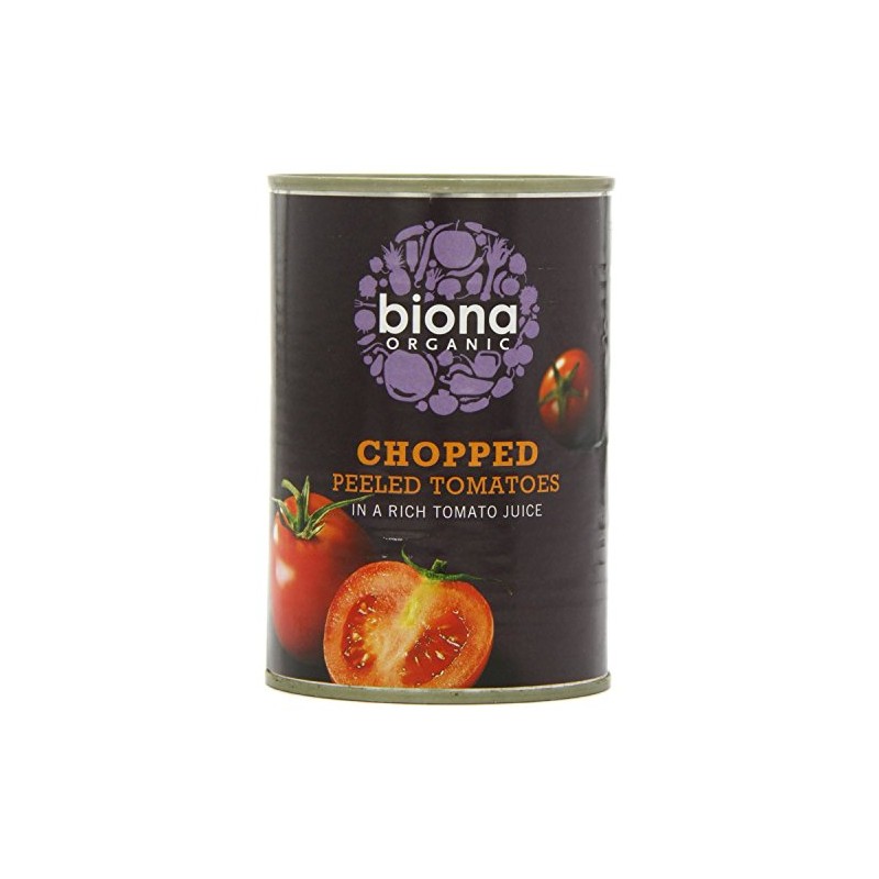 Biona Organic Chopped Peeled Tomatoes 4x400g