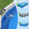 10 PCS Stainless Steel Swimming Pool Cover Clips,for Aboves Ground