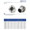 LMEF16UU Linear Bearing with Round Flange 16 mm