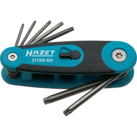 Hazet 2115 / 8kh 8 Piece t9-t40 Torxオフセットスクリュードライバーセット