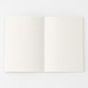 Muji NAA35A8S Premium Paper Flat Notebook Black A6 Horizontal Ruled