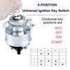 DMWD - Interruptor de encendido universal con 2 llaves de