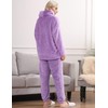 SPSHODOW Fluffy Pajamas Set for Women Winter Warm 2 Piece