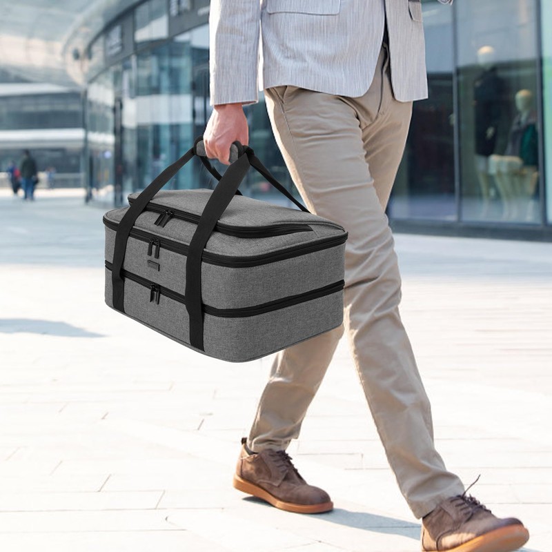 Trunab Casserole Carrier for Hot or Cold Food Insulated Casserole