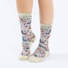 Good Luck Sock Women's Floral Dachshunds Dog Socks, Adult, Shoe