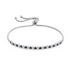 AGRULE Diamond Tennis Bracelet Women's 14K White Gold Plated Sterling