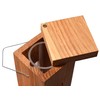 LUXUS-VOGELHAUS 46770e Futtersäule Gr. M - Vogelfutterspender aus Massivholz -