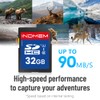 32GB SD Card, C10 SDHC UHS-I Memory Cards U1 Class