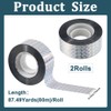 GORGECRAFT 262Ft x 2 Rolls Bird Ribbon Double Sided Reflective