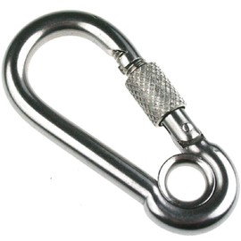 Help You Screw-In Lid Snap Hooks with Eye 100 Diameter 10 mm Arbo Stainless Steel