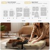 Cipway Compression Packing Cubes for Travel (Vanilla Cream 6 Set)