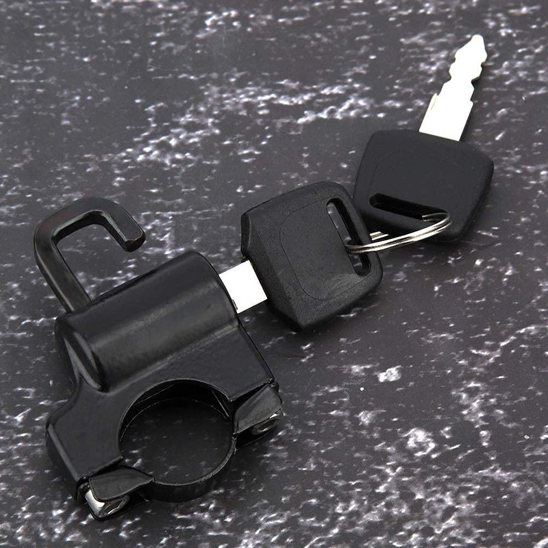 Aramox Motorcycle Helmet Lock, 22mm Universal Handlebar Motorcycle Helmet Safety