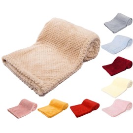 Baby SUPER SOFT Luxury WAFFLE Blanket (75 x 100cm) (Coffee)