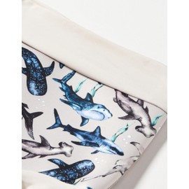 NAME IT Boys NMMZILO Swim Brief W Shield Swimming Trunks Pure Cashmere 86cm-92cm, Pure Cashmere