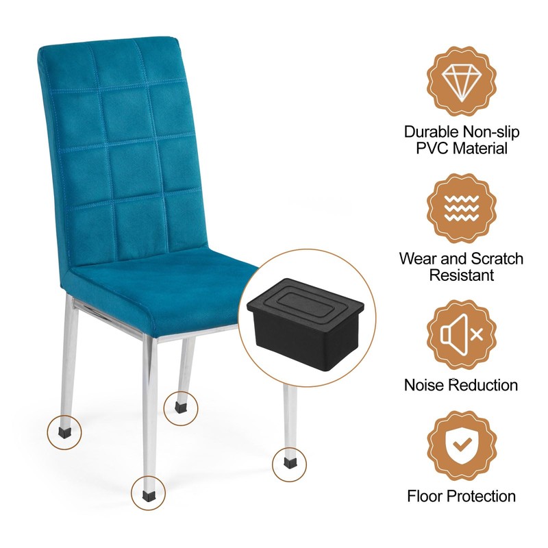 sourcing map 20 Pcs 1.42 x 2.2 Inch Rectangle PVC