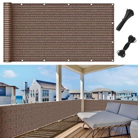 demoul Privacy Fence Balcony Privacy Screen Deck Privacy Screen Balcony Porch Screen Deck Shade Privacy Screen for Fence Apartments Deck Cover Screen for Outdoor,Patio,Deck (3'28"x19'69")