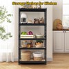 PeacefulHues 5 Tier Heavy Duty Storage Shelves, 48" W x